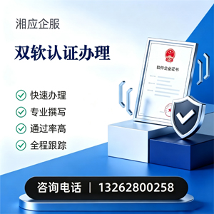 六安双软认证申报服务