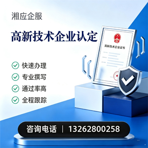 六安高新技术企业认定申报服务