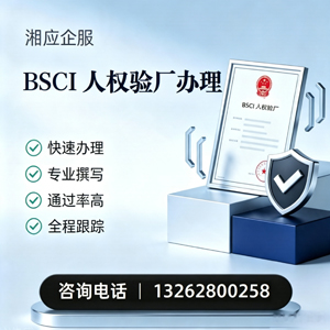 六安BSCI人权验厂申请服务